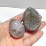 52 Pieces Geode Druzy Agate Eggs - Wholesale Crystals