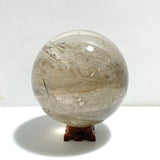 5.3Inch Large Clear Quartz With Big Rainbow Sphere - Wholesale Crystals