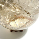 5.3Inch Large Clear Quartz With Big Rainbow Sphere - Wholesale Crystals
