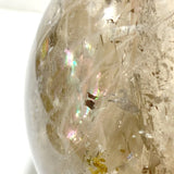 5.3Inch Large Clear Quartz With Big Rainbow Sphere - Wholesale Crystals