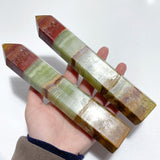 5.5 - 8In Large Afghanistan Jade Tower Point Wholesale - Wholesale Crystals