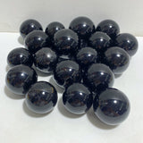 18 Pieces Black Tourmaline Spheres