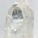 Large Clear Quartz Double Point Raw Bottom With Stand