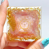 5CM Rose Quartz Smeting Quartz Orgone Pyramid Wholesale - Wholesale Crystals