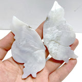 6 Pairs Sakura Flower Agate Butterfly Wing With Stand - Wholesale Crystals