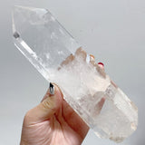 6 Pieces Clear Quartz Large Points Raw Bottom - Wholesale Crystals