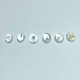 6 Pieces Enhydro Quartz Oval Cabochon Crystal DIY Pendants 1 - Wholesale Crystals