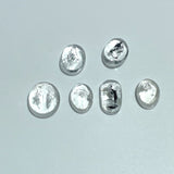 6 Pieces Enhydro Quartz Oval Cabochon Polished Crystal DIY Pendant 2 - Wholesale Crystals