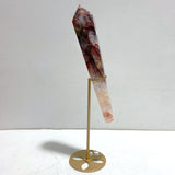6 Pieces Fire Quartz Magic Scepter Wand With Stand - Wholesale Crystals