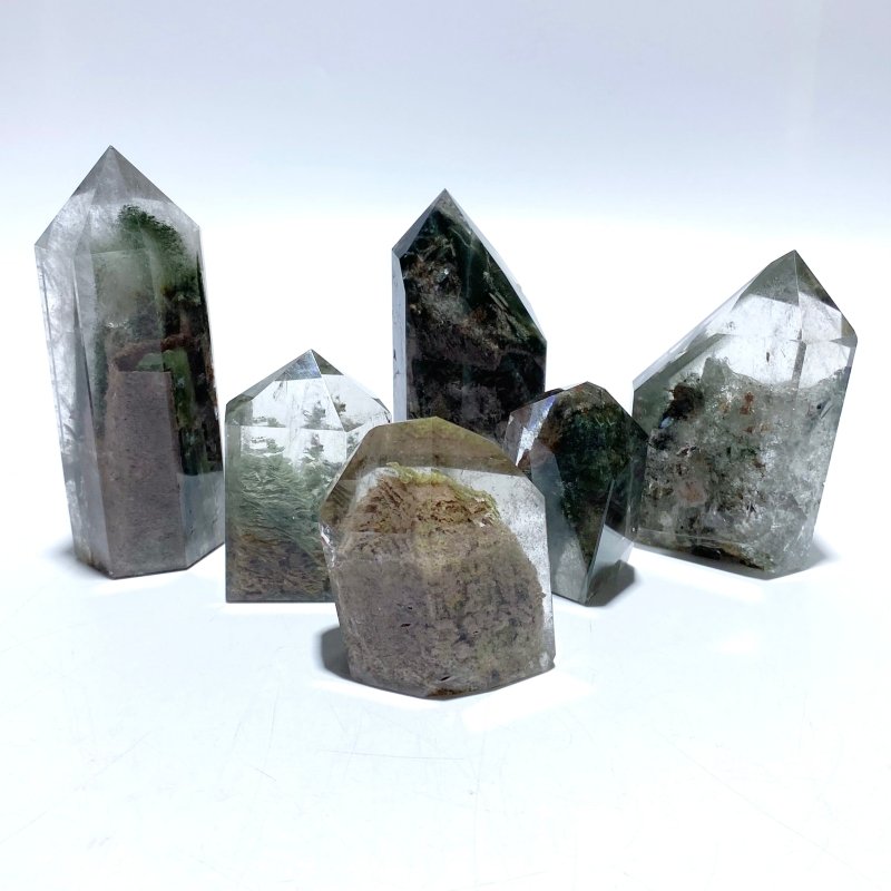6 Pieces Garden Quartz Free Form 2 - Wholesale Crystals