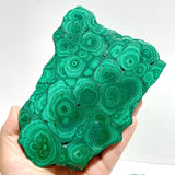 6 Pieces High Quality Beautiful Malachite Slab - Wholesale Crystals