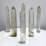 6 Pieces High Quality Large Clear Quartz Tower 11.4 - 13.4in - Wholesale Crystals