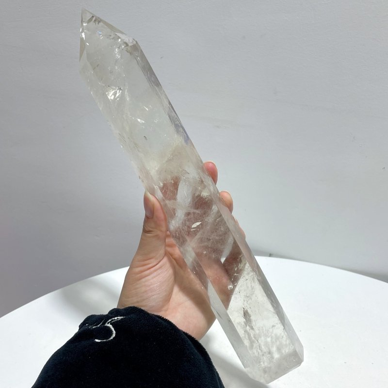 6 Pieces High Quality Large Clear Quartz Tower 11.4 - 13.4in - Wholesale Crystals