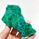 6 Pieces High Quality Small Chrysocolla Mixed Malachite Slab Specimen 5 - Wholesale Crystals
