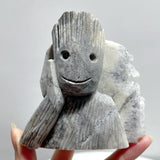 6 Pieces Large Clear Quartz Cluster Groot Carving - Wholesale Crystals