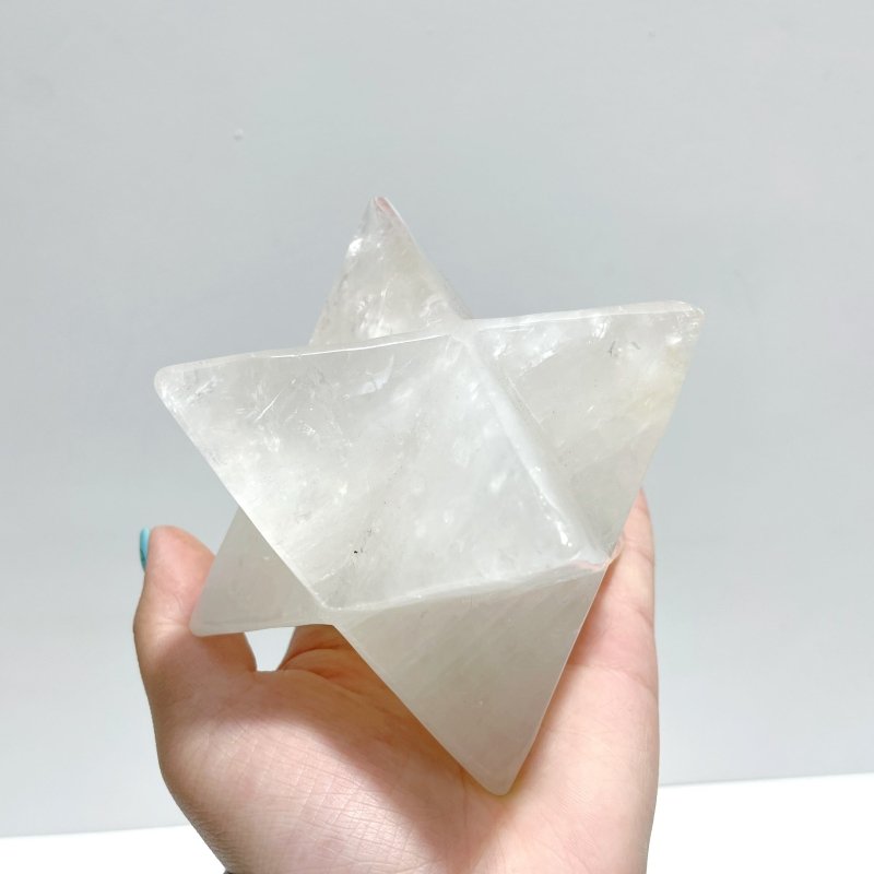 6 Pieces Large Clear Quartz Merkaba - Wholesale Crystals
