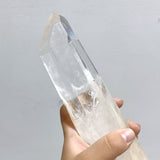 6 Pieces Large Clear Quartz Point Raw Bottom - Wholesale Crystals