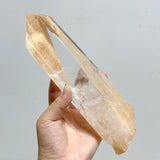 6 Pieces Large Clear Quartz Point Raw Bottom - Wholesale Crystals