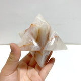 6 Pieces Large Fire Quartz Merkaba - Wholesale Crystals