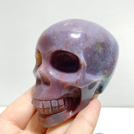 6 Pieces Ocean Jasper Skull Carving - Wholesale Crystals