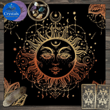 6 Sun & Moon Tarot Tablecloth - Wholesale Crystals