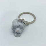 6 Types Skull Keychain Wholesle Dragon Blood Stone Rose Quartz -Wholesale Crystals