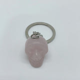 6 Types Skull Keychain Wholesle Dragon Blood Stone Rose Quartz -Wholesale Crystals
