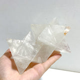 6 Pieces Large Clear Quartz Merkaba