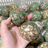 61 Pieces Rainforest Jasper Spheres (Sea Freight Only) -Wholesale Crystals