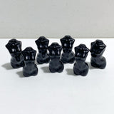 4CM Black Obsidian Goddess Carving Wholesale