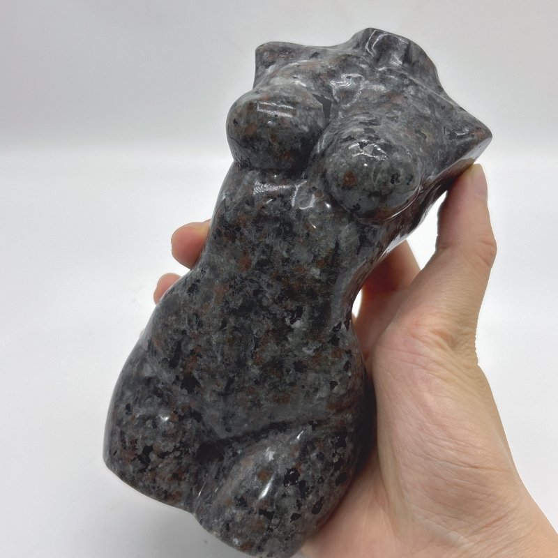 6.1in Large Yooperlite Goddess Carving Wholesale (UV Reactive) - Wholesale Crystals
