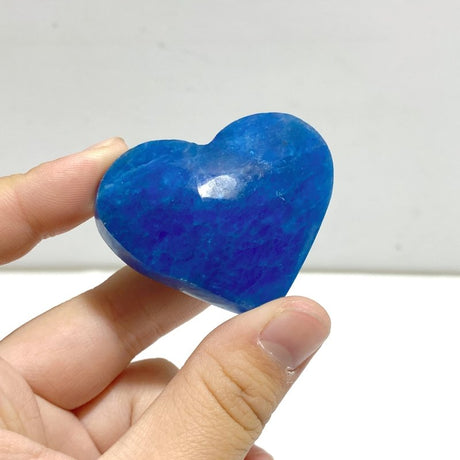 65 Pieces Blue Apatite Heart - Wholesale Crystals