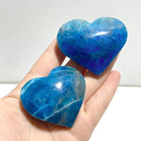 65 Pieces Blue Apatite Heart - Wholesale Crystals