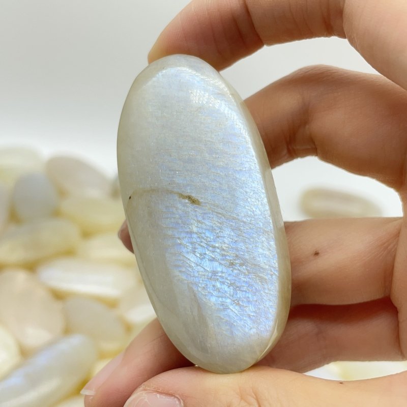 67 Pieces High Quality Small Blue Moonstone Palm -Wholesale Crystals