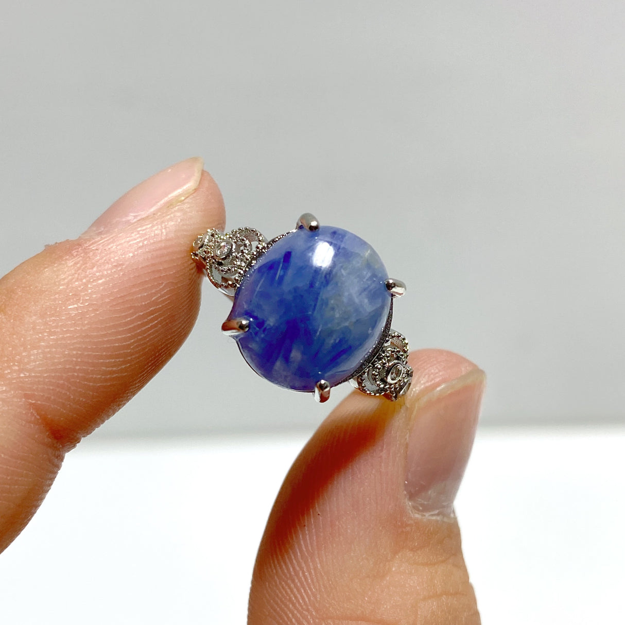 101 Pieces Blue Kyanite Different Styles Rings