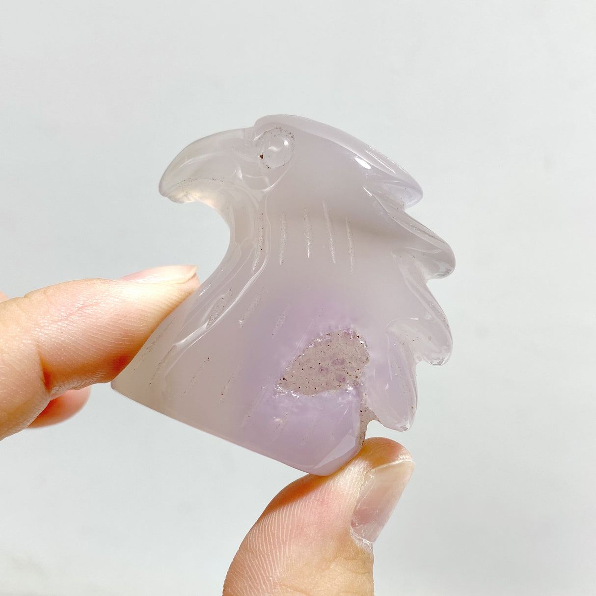 27 Pieces Geode Druzy Agate Eagle Carving