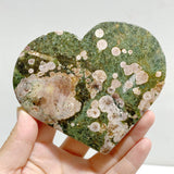 12 Pieces Large Rainforest Jasper Heart #2