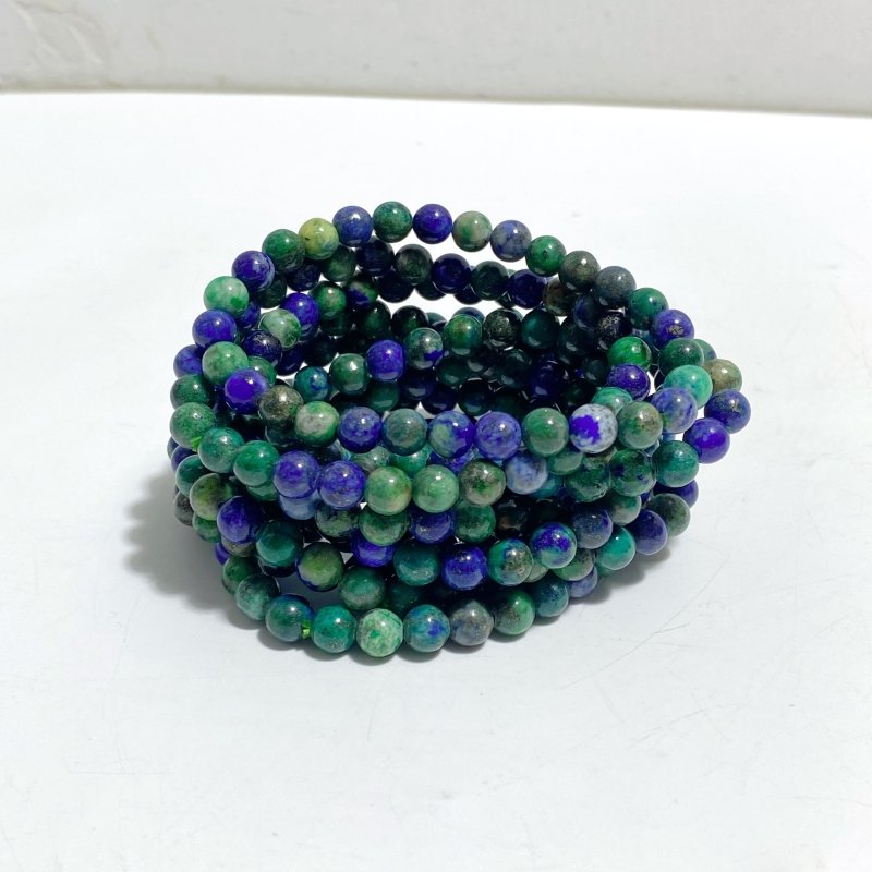 6mm Beautiful Lapis Lazuli Mixed Malachite Bracelets Wholesale -Wholesale Crystals