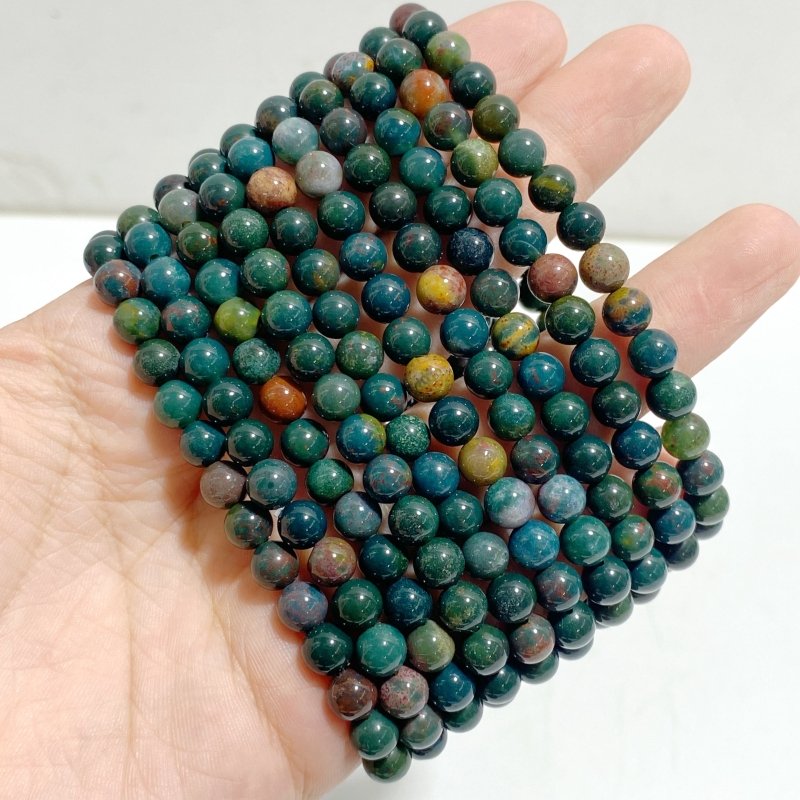 6mm Ocean Jasper Bracelets Wholesale -Wholesale Crystals