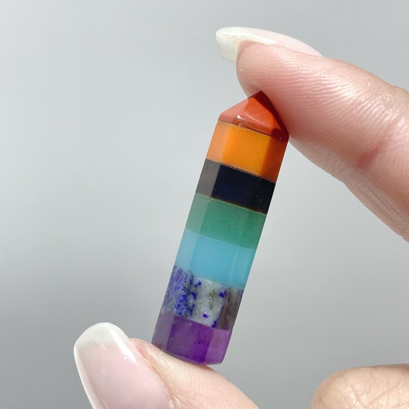 7 Chakra Mini Crystal Point Wholesale - Wholesale Crystals