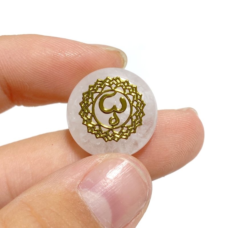 7 Chakra Natural Round Healing Stone Carved Wholesale - Wholesale Crystals