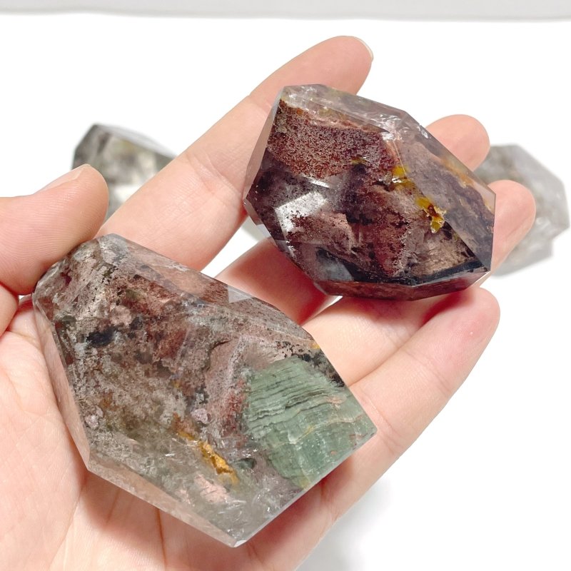 7 Pieces Beautiful Garden Quartz Free Form - Wholesale Crystals