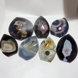 7 Pieces Beautiful Large Geode Druzy Agate Arrow Head Shape -Wholesale Crystals