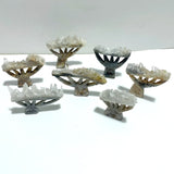 7 Pieces Clear Quartz Cluster Dendroid Guard Carving - Wholesale Crystals