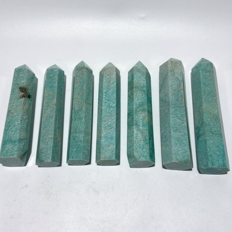 7 Pieces Large Amazonite Crystal Tower -Wholesale Crystals