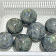 7 Pieces Large Labradorite Spheres Clearance - Wholesale Crystals