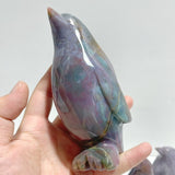 7 Pieces Ocean Jasper Penguin Carving - Wholesale Crystals