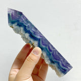 7 Pieces Rainbow Fluorite Raw Side Tower -Wholesale Crystals