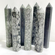 7 Pieces Tall Snowflake Stone Point -Wholesale Crystals