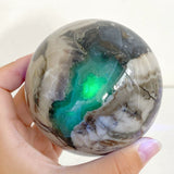 7 Pieces Volcano Agate Sphere(UV-Reactive) -Wholesale Crystals